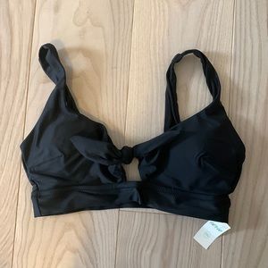 Aerie bikini top black NWT 🌟